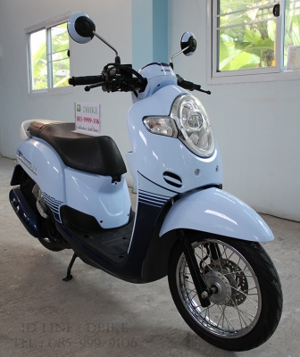 HONDA SCOOPY I รถออกธค. 2018 เลขไมล์ 4,632 กม. สี ฟ้า น้ำเงิน