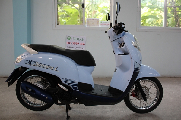 HONDA SCOOPY I รถออกธค. 2018 เลขไมล์ 4,632 กม. สี ฟ้า น้ำเงิน