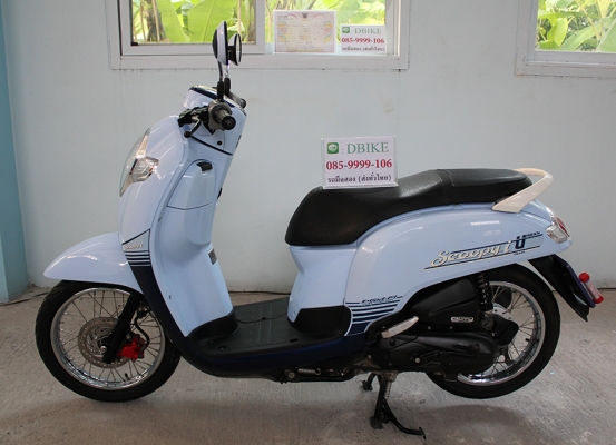 HONDA SCOOPY I รถออกธค. 2018 เลขไมล์ 4,632 กม. สี ฟ้า น้ำเงิน