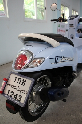 HONDA SCOOPY I รถออกธค. 2018 เลขไมล์ 4,632 กม. สี ฟ้า น้ำเงิน