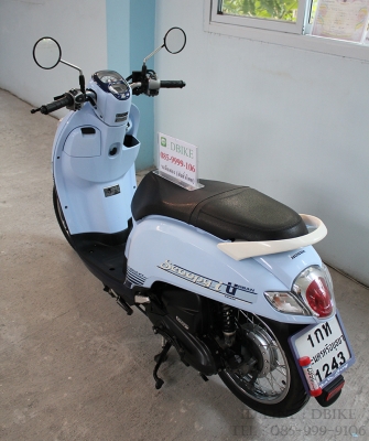 HONDA SCOOPY I รถออกธค. 2018 เลขไมล์ 4,632 กม. สี ฟ้า น้ำเงิน