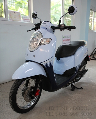 HONDA SCOOPY I รถออกธค. 2018 เลขไมล์ 4,632 กม. สี ฟ้า น้ำเงิน
