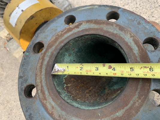 ขายปั๊มน้ำหอยโข่ง Ebara 150x125FSK รุ่นใบทองเหลือง ขนาดเข้า 6นิ้ว ออก 5นิ้ว ชนมอเตอร์ Mitsubishi 40HP. 380V สภาพสวย หมุนนิ่ม พร้อมใช้งาน