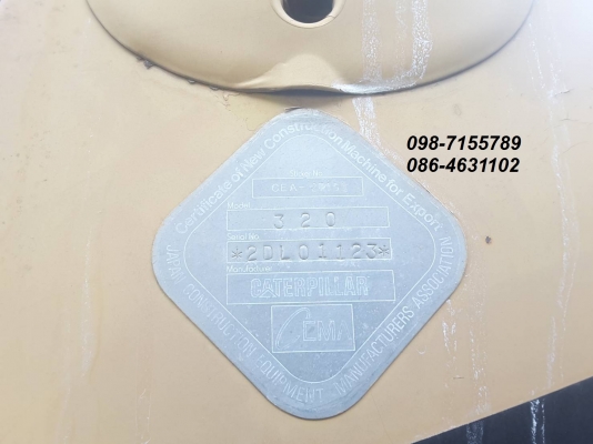 ขาย!! >>> CAT 320V.2 รถเก่าเก็บ ใช้งานน้อย <<< เบอร์ติดต่อ 098-7155789 086-4631102