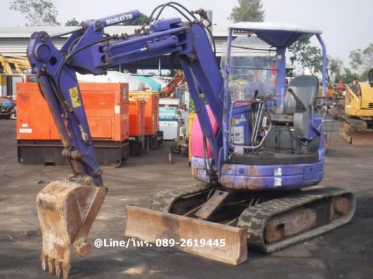 ขายรถขุดKOMATSU PC30UU-3 เครื่องยนต์Komatsu 3D84E จำนวน 3 สูบ คอนโทรลสั้น, ปั้มนิ้ว, มีลายเจาะ ,ใบมีด รถเดิมๆเก่านอก มีเอกสาร (ยังไม่เคยใช้งานในไทย)