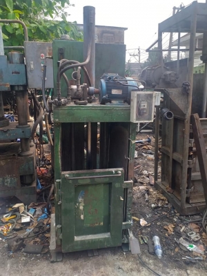 ขายเครื่องอัดก้อนได้อัดเศษได้ขนาด50กก.ราคาถูกคับ