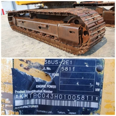 ขายด่วนรถแบคโฮKOMATSUPC138US=รุ่น7โคมัสซูรุ่นยอดนิยมออโต้คันเร่งเต่ากะต่ายรถสวยๆเครื่องโคมัสซู4D95LEเครื่องดีปั่มแรงไฟฟ้าครบรถนอกเพิ่งนำเข้ามาใหม่ยังไม่เคยใช้งานในเมืองไทยเลย