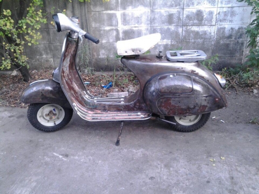 รับสั่งทำ Vespa และบริการหลังการขาย ร้าน Pong_Motor_Classic รับซ้อม ปะผุ ผ่นสี ขายซาก บริการครบวงจร