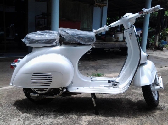 รับสั่งทำ Vespa และบริการหลังการขาย ร้าน Pong_Motor_Classic รับซ้อม ปะผุ ผ่นสี ขายซาก บริการครบวงจร