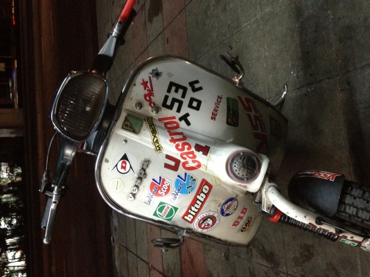 ขายเวสป้าสปินเครื่องแต่ง ทะเบียนพร้อมโอน ราคา 45000ราคาต่อรองได้ ด่วน