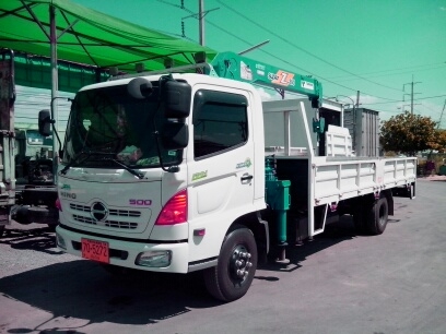 6ล้อHINOติดเครน**ติดต่อ089-1277731**