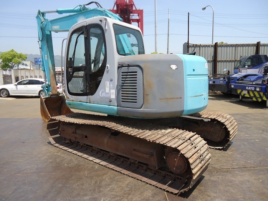 ขายด่วน Kobelco SK135 YY00  เก่าญี่ปุ่นยังไม่ใช้งานในไทย สภาพสวย ใบแทรค 70  ราคาคุยกันได้