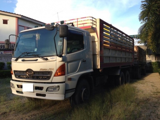 ขาย Hino Mega FM แม่ลูกดั้มพ์ 220 แรง Turbo รถใช้น้อย สภาพพร้อมใช้ โทร 088-4501277