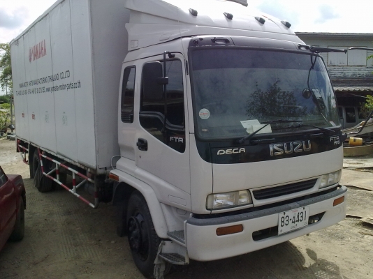 ISUZU DECA 195 แรง ปี 2001 พร้อมตู้เปิดข้างไฮดรอลิค