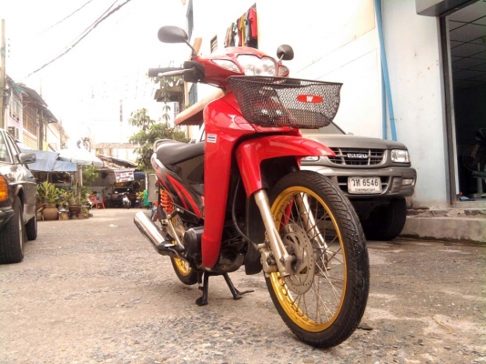 ขออนุญาติขาย  KAWASAKI KAZE HIT 125 สีแดงดำ แต่งสวย