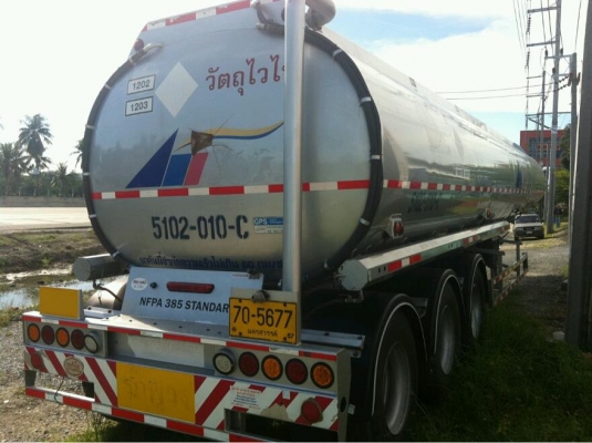 หางแท้งค์น้ำมัน 3 เพลา 40,000 ลิตร