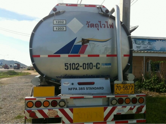 หางแท้งค์น้ำมัน 3 เพลา 40,000 ลิตร