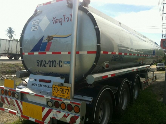 หางแท้งค์น้ำมัน 3 เพลา 40,000 ลิตร