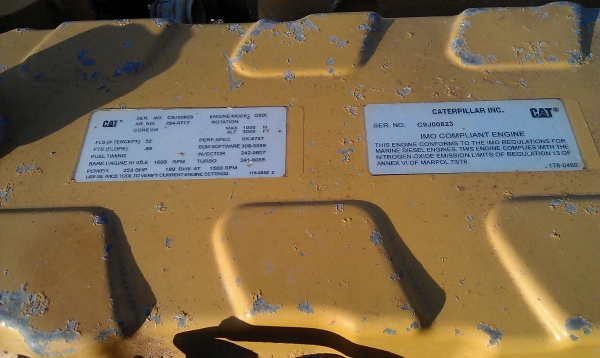 ขายเครื่องปั่นไฟCATมารีนถูกๆ