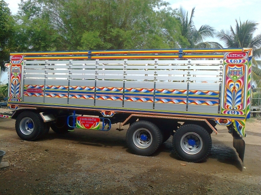 ขายหางพ่วง3คานไม่ดั้ม ยาว 7.50 สูง1.70