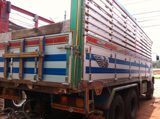 ISUZU DECA FXZ 320 HP EURO2 MAXLOAD ปี 50 รถพ่วงแม่+ลูก กระบะดั๊มพ์มิเนียมของอู่ส.ส่งเสริมชลบุรีทั้งแม่ทั้งลูก ลูก 3 เพลาดั๊มพ์ความยาว 7 เมตรสวยมาก เครื่องแน่นแรงดี ภายในเก๋งอุปกรณ์อำนวยความสะดวกครบครัน ช่วงล่างยางสภาพดีทั้งแม่ลูกประมาณ 80\% พร้อมบรรทุกพร้