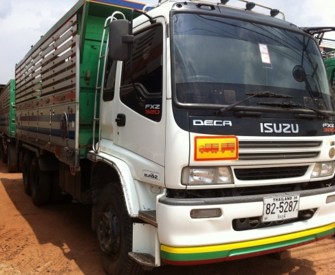 ISUZU DECA FXZ 320 HP EURO2 MAXLOAD ปี 50 รถพ่วงแม่+ลูก กระบะดั๊มพ์มิเนียมของอู่ส.ส่งเสริมชลบุรีทั้งแม่ทั้งลูก ลูก 3 เพลาดั๊มพ์ความยาว 7 เมตรสวยมาก เครื่องแน่นแรงดี ภายในเก๋งอุปกรณ์อำนวยความสะดวกครบครัน ช่วงล่างยางสภาพดีทั้งแม่ลูกประมาณ 80\% พร้อมบรรทุกพร้