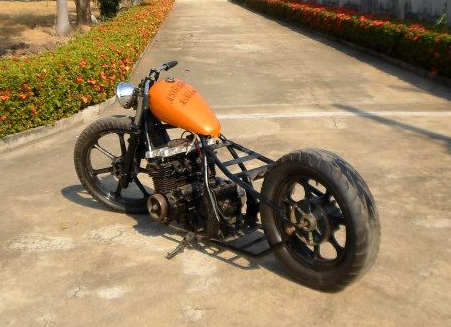 (เพิ่มรูปอุปกรณ์ที่ให้กับรถ) รถยิงเฟรม kawasaki KZ 400