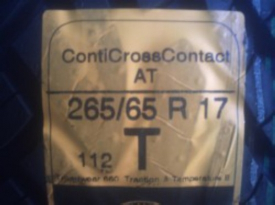 ยางใหม่ปี2013 ขนาด 265-65-17 AT ราคาพิเศษ