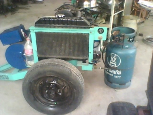 จำหน่ายเครื่องสูบน้ำใช้แก๊สหุงต้ม จากลุ่มประดิษฐ์เครื่องมือเกษตร หมู่ 5 อ.ท่าตะโก