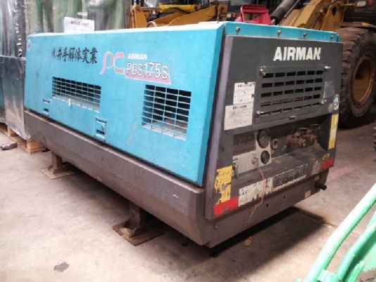 PDS175S # 53-A3A10381 : เครื่องปั๊มลม มือสอง นำเข้าจากญี่ปุ่น : กุ้ง:TOS:081-3062283