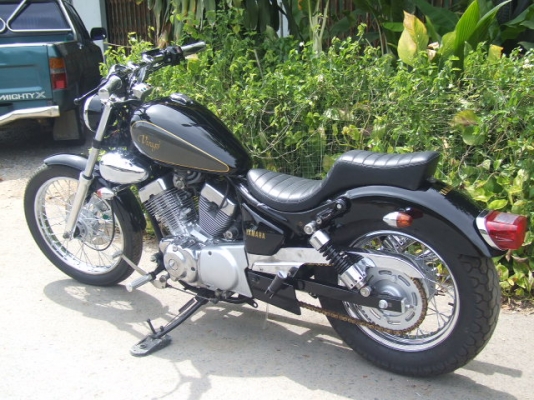 ขาย VIRAGO 250 ปี93-94 ประกอบใหม่ เก็บงานแล้ว สีใหม่ทูโทน ขาย VIRAGO 250 ปี93-94 ประกอบใหม่ เก็บงานแล้ว สีใหม่ทูโทน