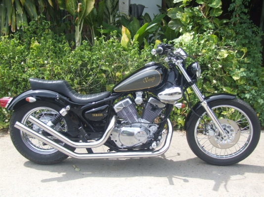 ขาย VIRAGO 250 ปี93-94 ประกอบใหม่ เก็บงานแล้ว สีใหม่ทูโทน