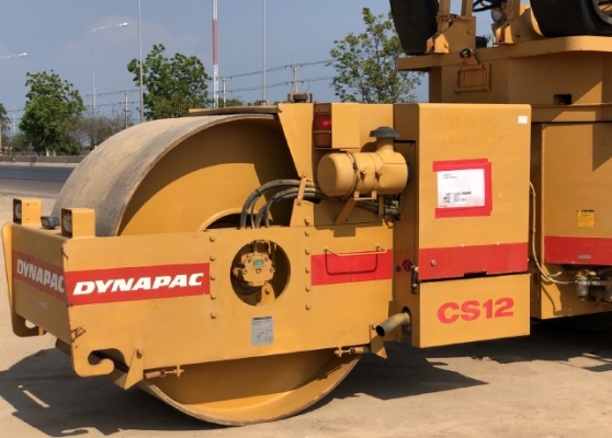 ขายรถบด 3 ล้อ DYNAPAC CS12 นำเข้าเองจากญี่ปุ่น สภาพสวยพร้อมใช้ มีVDOการทำงานครับ