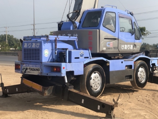 ขายรถเครน TADANO TR100M-1 (ขนาด 10 ตัน) ปี 1998 นำเข้าเองจากญี่ปุ่น สภาพสวยพร้อมใช้งาน มีVDOการทำงานครับ ขายรถเครน TADANO TR100M-1 (ขนาด 10 ตัน) ปี 1998 นำเข้าเองจากญี่ปุ่น สภาพสวยพร้อมใช้งาน มีVDOการทำงานครับ