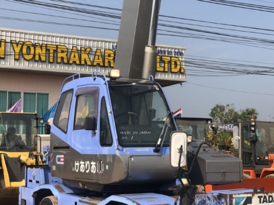 ขายรถเครน TADANO TR100M-1 (ขนาด 10 ตัน) ปี 1998 นำเข้าเองจากญี่ปุ่น สภาพสวยพร้อมใช้งาน มีVDOการทำงานครับ ขายรถเครน TADANO TR100M-1 (ขนาด 10 ตัน) ปี 1998 นำเข้าเองจากญี่ปุ่น สภาพสวยพร้อมใช้งาน มีVDOการทำงานครับ