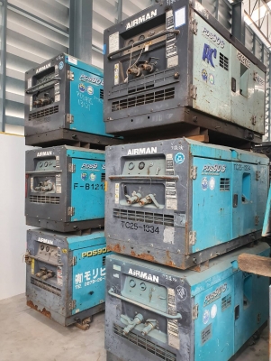 PDS90S - เครื่องปั๊มลม Airman ขนาด 7บาร์ 90cfm. นำเข้าจากญี่ปุ่น by OEK