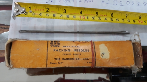 ขายเข็มเย็บกระสอบตรารวงข้าวMADE IN UK.ใหม่เก่าเก็บ
