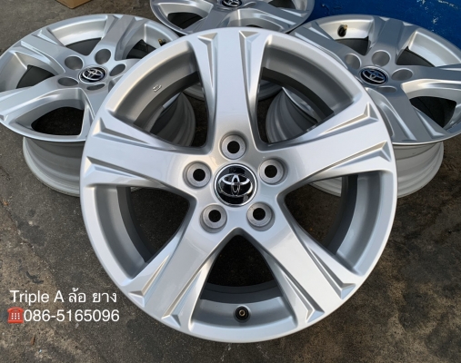 ล้อแม็กป้ายแดง 5รู114 Toyota ขอบ 16 ใส่ Camry Innova Vigo Revo ได้ สวยกริ๊บ ล้อแม็กป้ายแดง 5รู114 Toyota ขอบ 16 ใส่ Camry Innova Vigo Revo ได้ สวยกริ๊บ