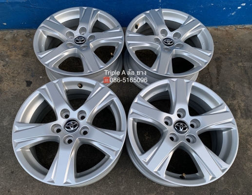 ล้อแม็กป้ายแดง 5รู114 Toyota ขอบ 16 ใส่ Camry Innova Vigo Revo ได้ สวยกริ๊บ