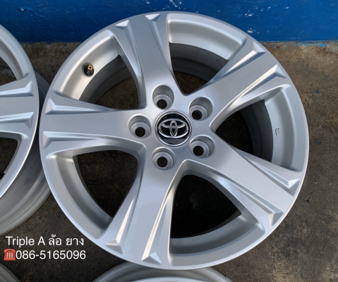 ล้อแม็กป้ายแดง 5รู114 Toyota ขอบ 16 ใส่ Camry Innova Vigo Revo ได้ สวยกริ๊บ ล้อแม็กป้ายแดง 5รู114 Toyota ขอบ 16 ใส่ Camry Innova Vigo Revo ได้ สวยกริ๊บ