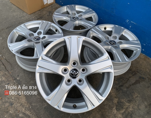 ล้อแม็กป้ายแดง 5รู114 Toyota ขอบ 16 ใส่ Camry Innova Vigo Revo ได้ สวยกริ๊บ
