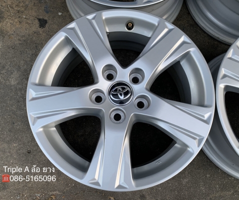 ล้อแม็กป้ายแดง 5รู114 Toyota ขอบ 16 ใส่ Camry Innova Vigo Revo ได้ สวยกริ๊บ ล้อแม็กป้ายแดง 5รู114 Toyota ขอบ 16 ใส่ Camry Innova Vigo Revo ได้ สวยกริ๊บ