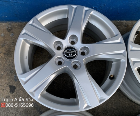 ล้อแม็กป้ายแดง 5รู114 Toyota ขอบ 16 ใส่ Camry Innova Vigo Revo ได้ สวยกริ๊บ ล้อแม็กป้ายแดง 5รู114 Toyota ขอบ 16 ใส่ Camry Innova Vigo Revo ได้ สวยกริ๊บ