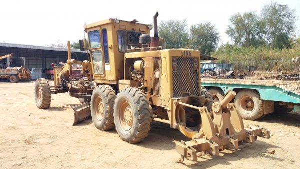ขาย 1,290,000 รถเกรด CAT 140 G 72 V 6096 เล่มทะเบียน เครื่องดี เกียร์แรง ยางใหม่ หัวเก๋งแอร์ รถพร้อม