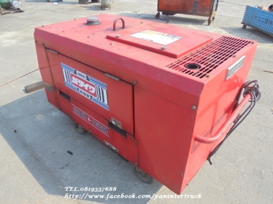 SALE FROM JAPAN เครื่องเชื่อมพร้อมชุดปั่นไฟSHINDAIWA -DGW280MT เครื่องยนต์ดีเซล3 สูบ (ทดสอบแล้วใช้งานได้จริง /มี VDO.การทำงาน)