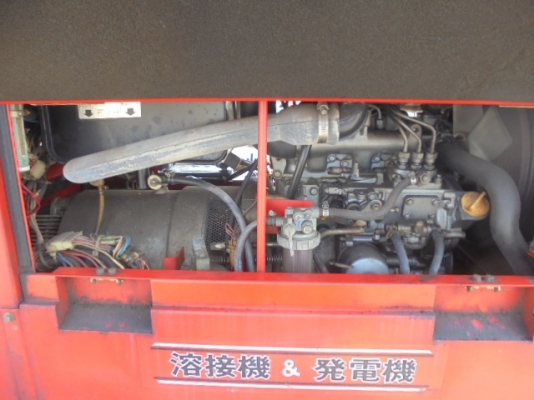 SALE FROM JAPAN เครื่องเชื่อมพร้อมชุดปั่นไฟSHINDAIWA -DGW280MT เครื่องยนต์ดีเซล3 สูบ (ทดสอบแล้วใช้งานได้จริง /มี VDO.การทำงาน)