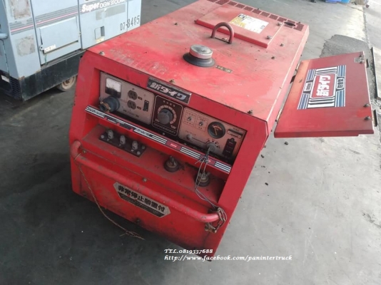 SALE FROM JAPAN เครื่องเชื่อมพร้อมชุดปั่นไฟSHINDAIWA -DGW280MT เครื่องยนต์ดีเซล3 สูบ (ทดสอบแล้วใช้งานได้จริง /มี VDO.การทำงาน)