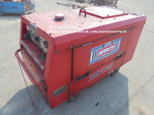 SALE FROM JAPAN เครื่องเชื่อมพร้อมชุดปั่นไฟSHINDAIWA -DGW280MT เครื่องยนต์ดีเซล3 สูบ (ทดสอบแล้วใช้งานได้จริง /มี VDO.การทำงาน)