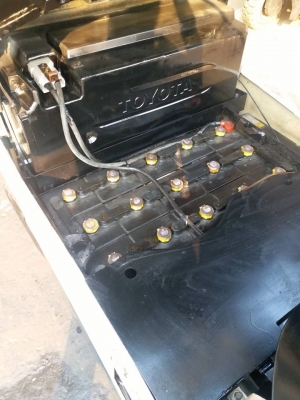 ขายรถยกโฟร์คลิฟท์ยี่ห้อ  TOYOTA 1.5 ตัน ไฟฟ้านั่งขับ