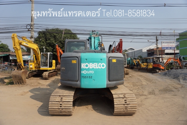 ขายรถแบคโฮ KOBELCO SK125SR-2 YV06 รุ่นใหม่ แทรคใหญ่ 70 ซม ไปป์ปิ้ง โทร 081-8581834 แบงค์